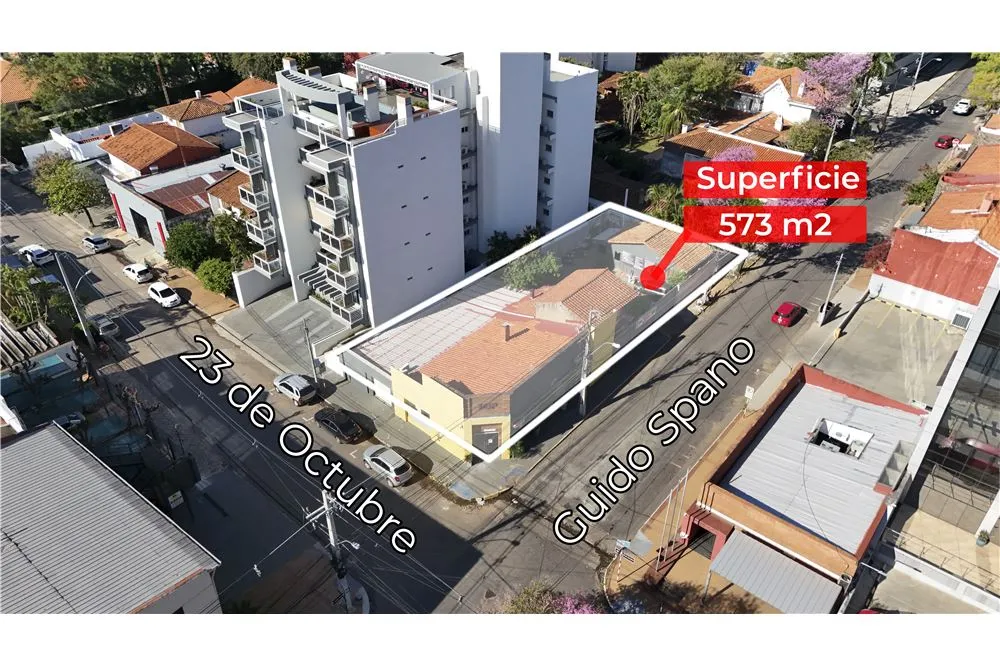 VENDO TERRENO 573 M2 ESQUINA SGUIDO SPANO ESQ,23 DE OCTUBRE- VILLA MORRA — фото 3
