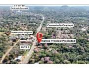 CAACUPE RUTA 2 TERRENO
