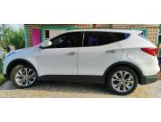 Vendo Hyundai Santa Fe Blanco año 2013
