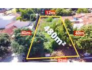 A la VENTA terreno a pasos de la costanera y del nuevo puente en el Barrio San Francisco.