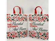 Bolsas de tela para canastas navideñas
