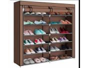 ZAPATERA MULTIUSO DE TELA TNT / MARRON