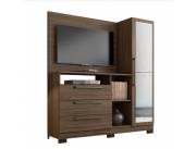 COMODA 1 PUERTA 3 CAJONES NT5055 LADY MONALISA NOGAL TREND