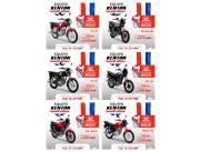 Oferta de motos Kenton, Yamaha, Tvs, Voge, con regalo y participación en sorteo de motos..