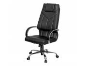 SILLA CROMADA KUNA NEGRO