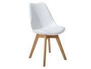 SILLA FIJA EAMES BLANCO- MARGOT 100 K (PATAS GRUESAS) 7379