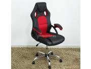 SILLA GAMER GIRATORIA ROJO NEGRO 120 KG (3100)