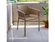 SILLA VEGA LEVEL CON POSABRAZO 1104 BEIGE