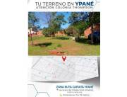 Vendo terreno en Ypane