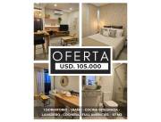 VENDO DEPARTAMENTO AMOBLADO EDIFICIO BELIVE MOLAS COD 5613
