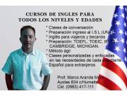 Cursos de Ingles personalizado