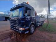 Scania 124 400 con Grua PK35000