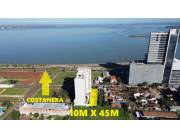 VENDO LOTE DE 450 M2 EN FRENTE A LA COSTANERA