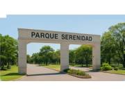 LOTE DE CEMENTERIO EN PARQUE SERENIDAD - VILLA ELISA