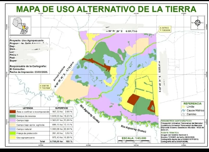 Vendo Excelente Campo de 5.750 Hectáreas en Santa Rosa del Aguaray - CLCS73328 — foto 2