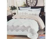 🌀 Edredón DE 3 PIEZAS GOLDSUN 🌞 Estampado ✅TELA CON TELA Doble faz 💠TAMAÑO QUEE