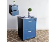ARCHIVERO 2 CAJONES AZUL (M01981)