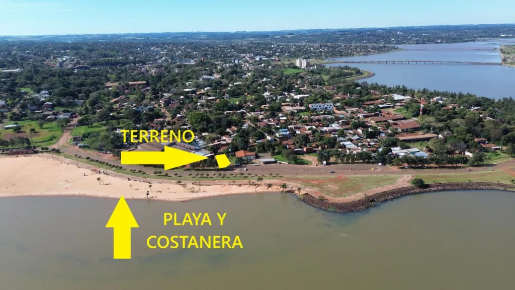 VENDO TERRENO FRENTE A LA PLAYA- ENCARNACION — foto 2