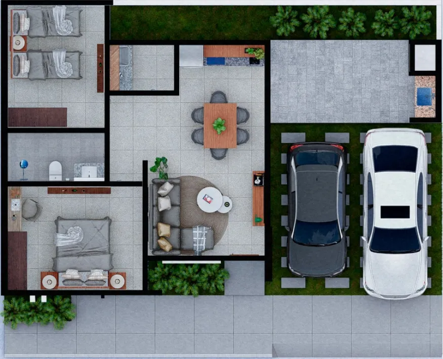 Complejo habitacional los castaños en Luque — foto 2