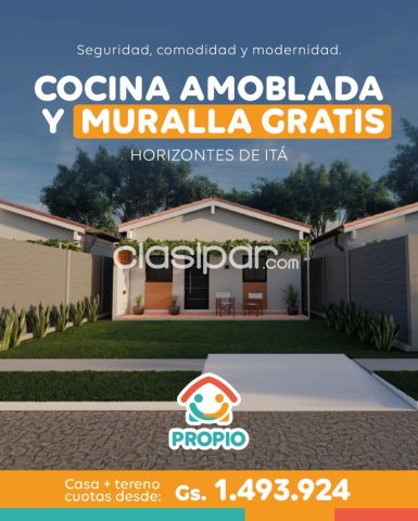 Casas - Casa+Terreno con Financiacion a Precio de Alquiler