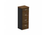 ARCHIVERO 4 CAJONES 30MM MARRON/NEGRO