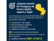¿Sos extranjero y querés emprender en Paraguay? 📌 Te ayudamos a crear tu empresa