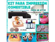 KIT PARA IMPRESION COMESTIBLES -ENVIOS AL INTERIOR