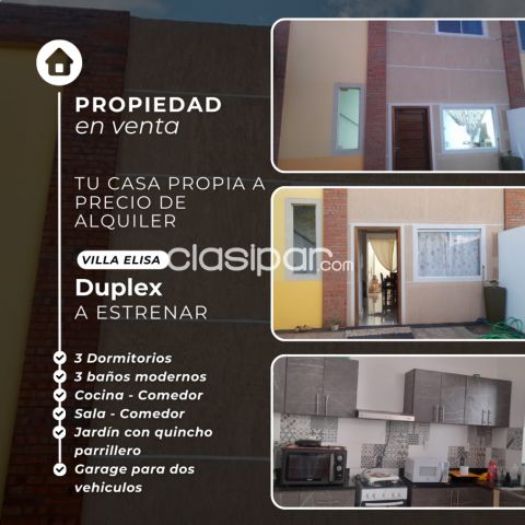 Duplex - Vendo duplex a cuotas precio de alquiler