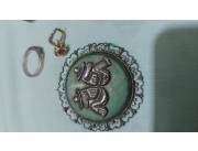 Broche de plata y jade mexicano seiko