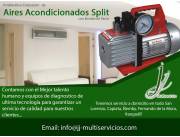 Instalación de Aire Acondicionado con bomba de vacío profesional