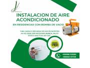Instalación de Aire Acondicionado con Bomba de Vacío: ¡Garantía 12 mese! - Capiata