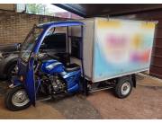 ✨ Motocarro Kenton 200HD 2018 – Caja Cerrada + Casco Nuevo 🎁 – Papeles al día 🚛