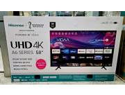Hisense 58 pulgadas 4K UHD Smart Vidaa Tv Nuevas con Garantia!