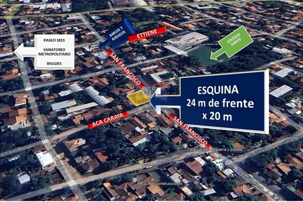 Vendo esquina potencial para negocio hogar a pasos del Dante Alighieri — Foto 2