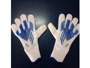 Guante Arquero Adulto Pro Latex Blanco azul