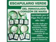 ESCAPULARIO VERDE DEL INMACULADO CORAZÓN DE MARÍA.