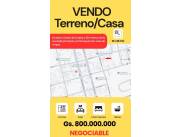 Terreno con casa