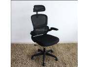 SILLA GAMER SATE NEGRO TELA MESH -110K (AGC8608)