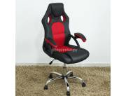 SILLA GAMER GIRATORIA ROJO NEGRO 120 KG (3100)