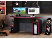 MESA GAMER NOTAVEL NEGRO ROJO (NT2065R)