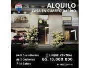 ALQUILO CASA A ESTRENAR EN LUQUE