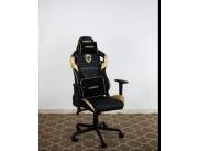 SILLA GAMER SATELLITE NEGRO/DORADO