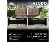 VENDO DUPLEX + TERRENO EN LUQUE
