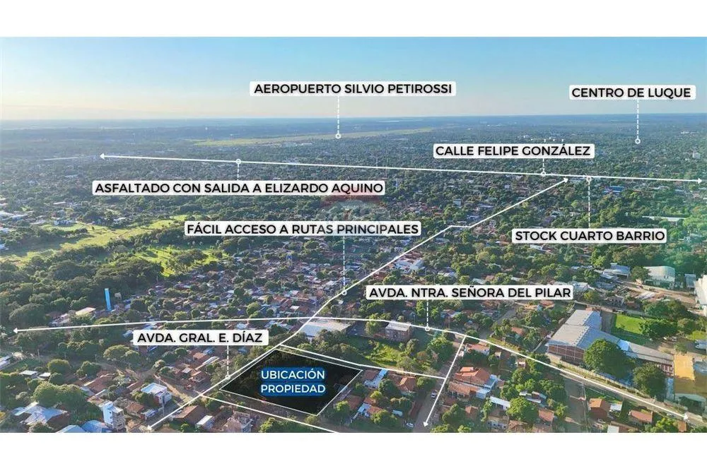 VENDO TERRENOS DE 360 M2 EN CUARTO BARRIO LÍMITE CON LAURELTY DE LA CIUDAD DE LUQUE — foto 2