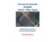 Terreno en Venta – José Falcón, Pdte. Hayes. Fracción Guajira – Manzana 004, Lote 004