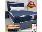 Sommier completo con cabecera y mesitas