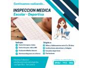 Inspección Médica Escolar y Deportivo 2025