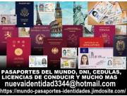 Pasaportes DNI licencias de conducir y mas