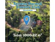 Terreno privilegiado sobre campo de golf - Parana Country Club