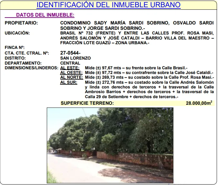 Imponente Lote de 2.8 Hectareas en San Lorenzo — foto 2